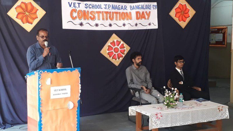 Constitution Day 2022 at VET School JP Nagar
